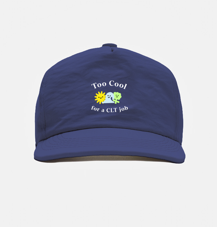 Boné "Too Cool" - Snapback Azul